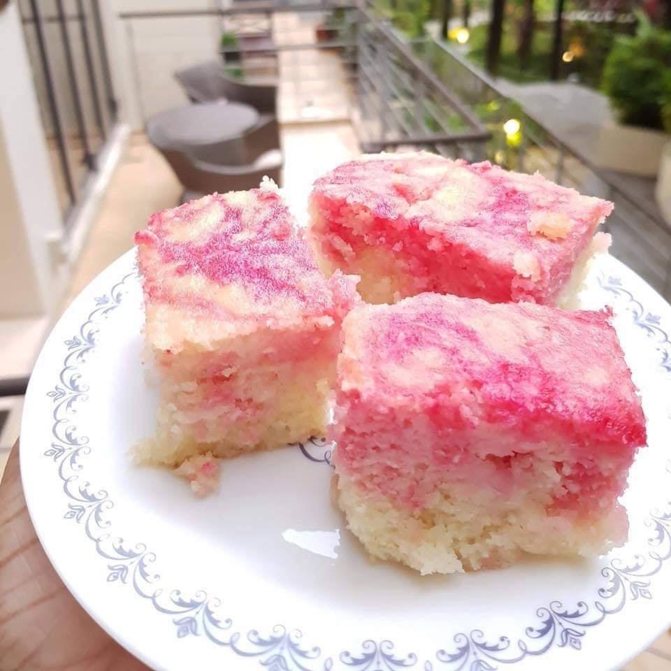 Rose water Sugee cake